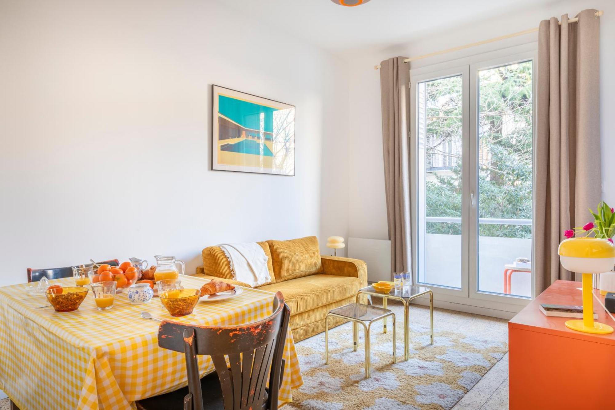 Petit Jaune, T2 Centre Ville Marseille Avec Balcon Exteriör bild