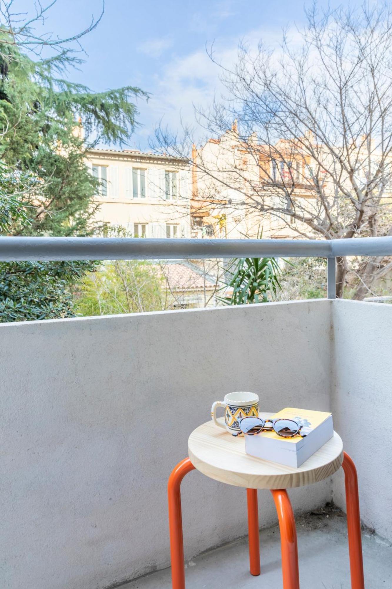 Petit Jaune, T2 Centre Ville Marseille Avec Balcon Exteriör bild
